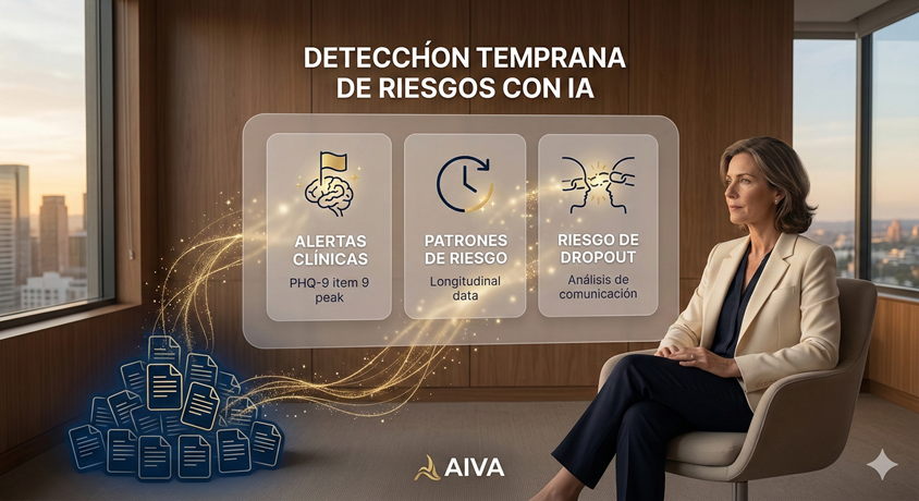Detección Temprana de Riesgos en Psicoterapia con Apoyo de Inteligencia Artificial