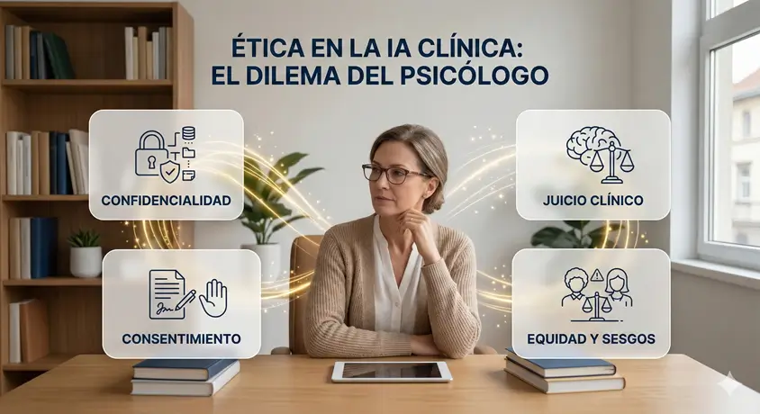 Ética en el Uso de IA en Psicología Clínica: Riesgos Reales, Límites y Buenas Prácticas en 2026